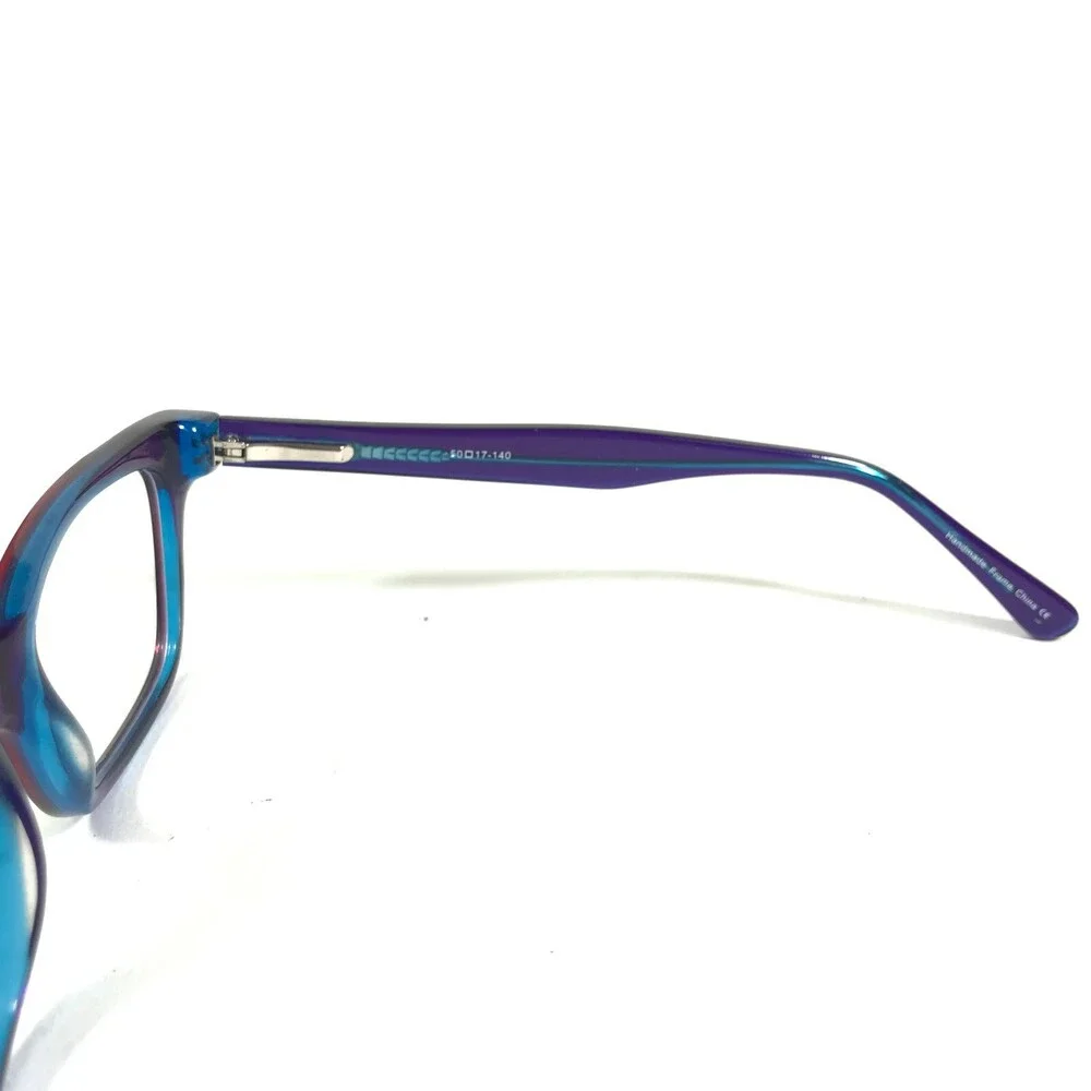 Elan 3002 PURPLE BLUE Eyeglasses Frames Square Full Rim 50-17-140